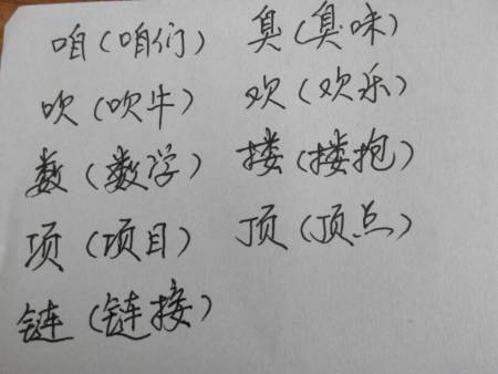 傍字組詞(傍字四聲組詞)