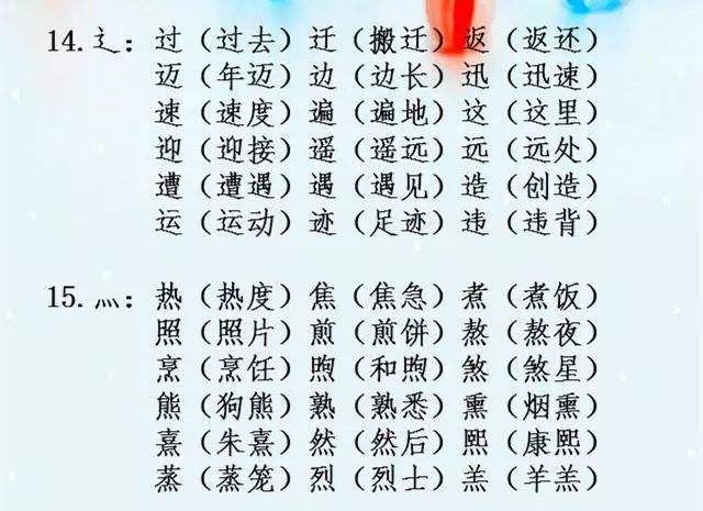 俐字組詞(散的多音字組詞)