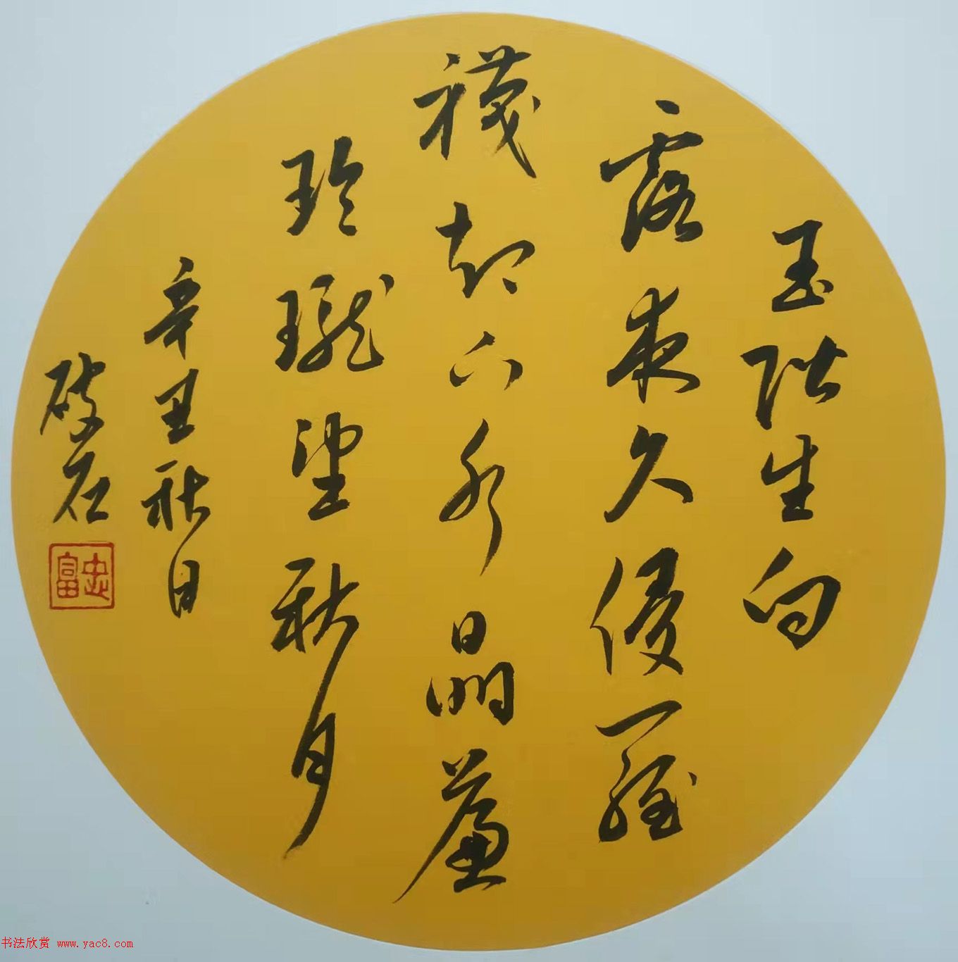 趙富忠團(tuán)扇書法作品選刊