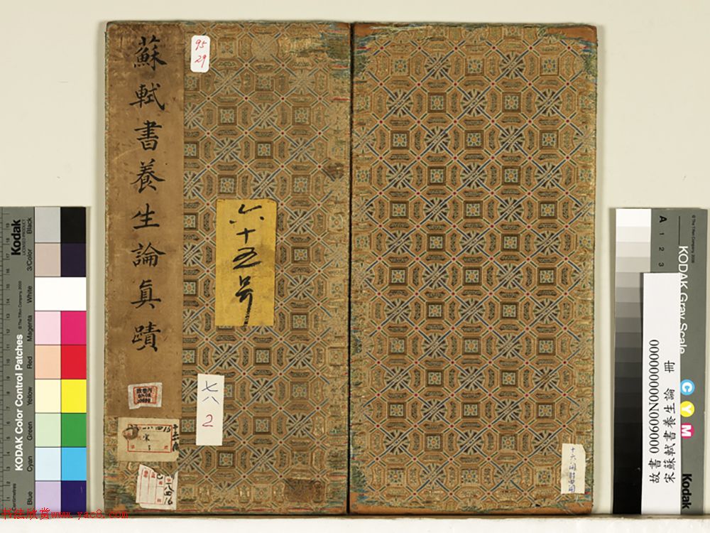 蘇軾行書養(yǎng)生論真跡冊(cè)