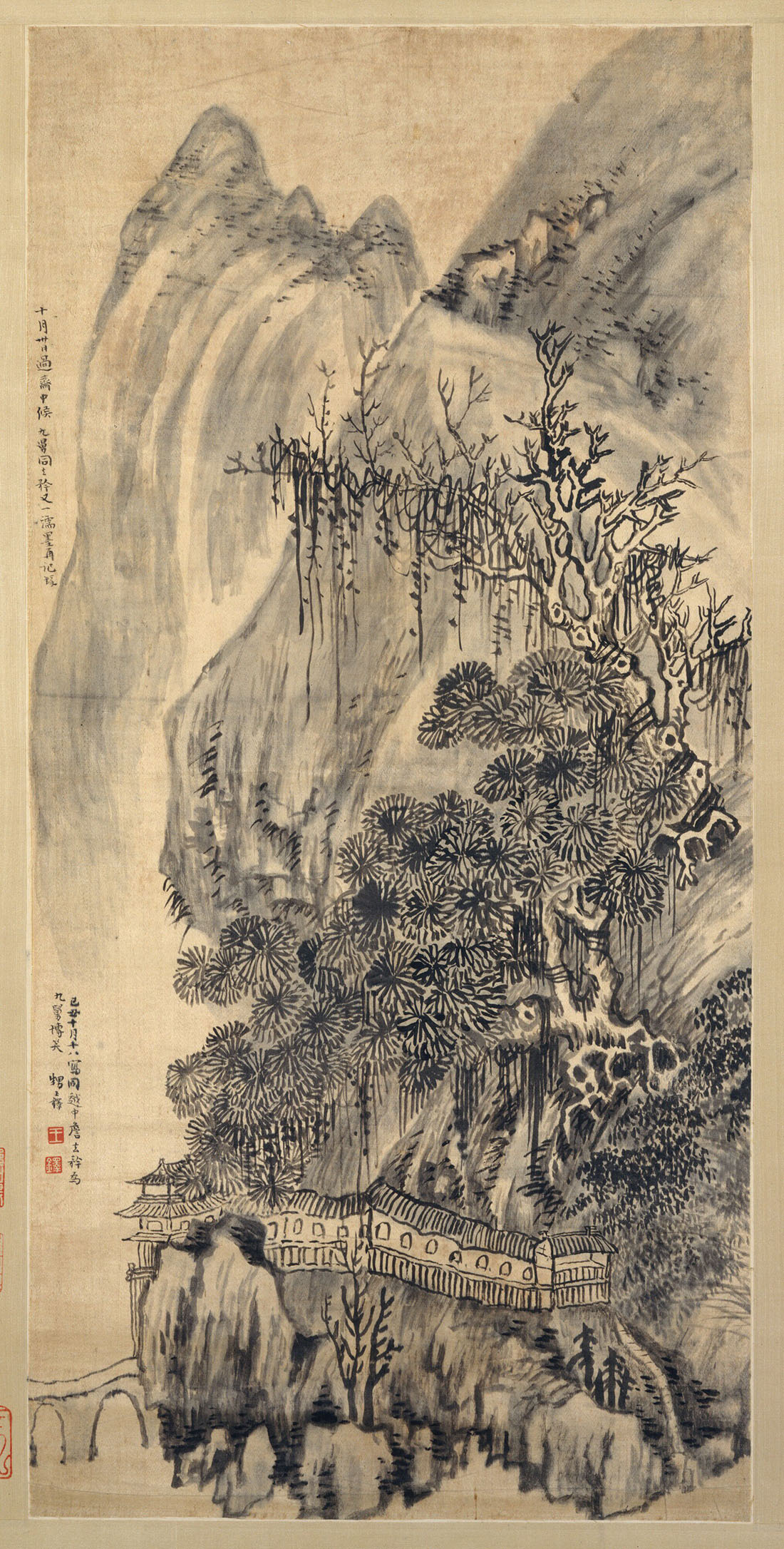 王鐸山水圖_北京故宮藏 圖1