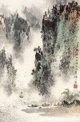 雨霽晚眺（庚子年冬大駕幸蜀后作）