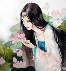 點絳唇 人至承以二絕句見貺，清簡幽深，情