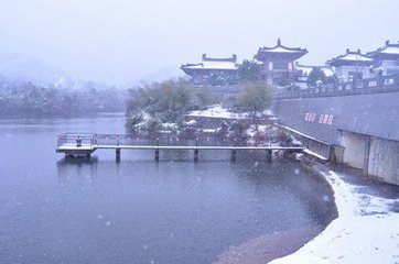 雪中廖宣城寄酒