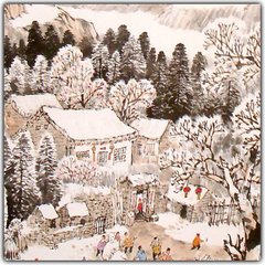 鵲橋仙（丙寅除夕立春，骨肉團聚，是夕大雪）